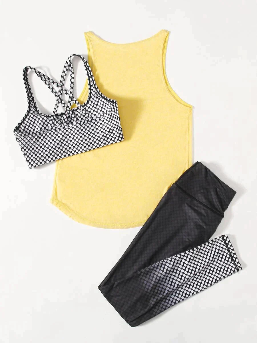 Fitness Coords - Yellow x Black