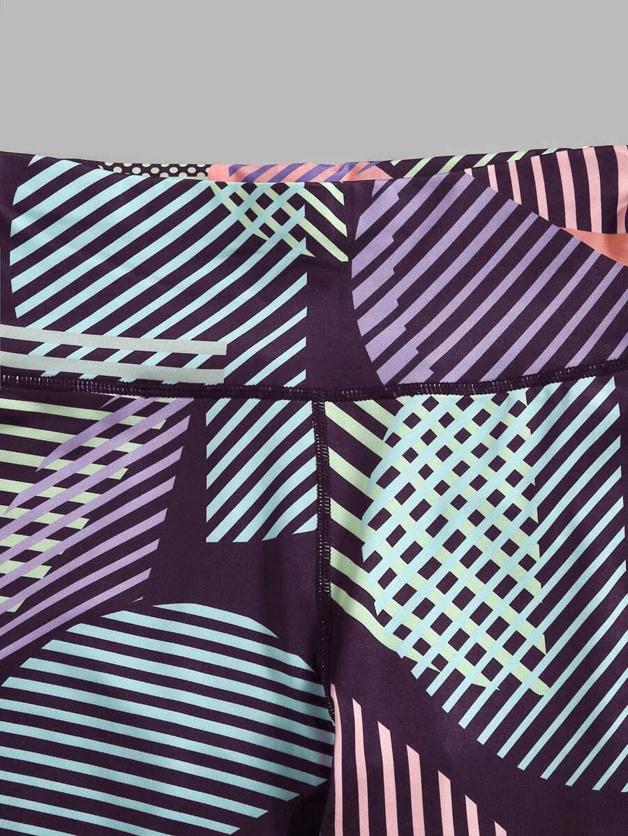 Fitness Coords - White x Pattern