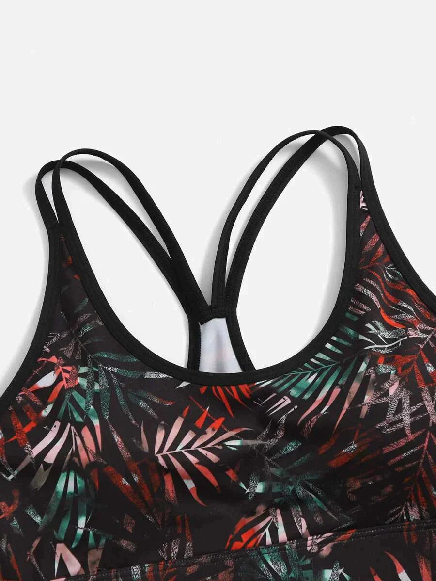 Fitness Coords - Floral Red