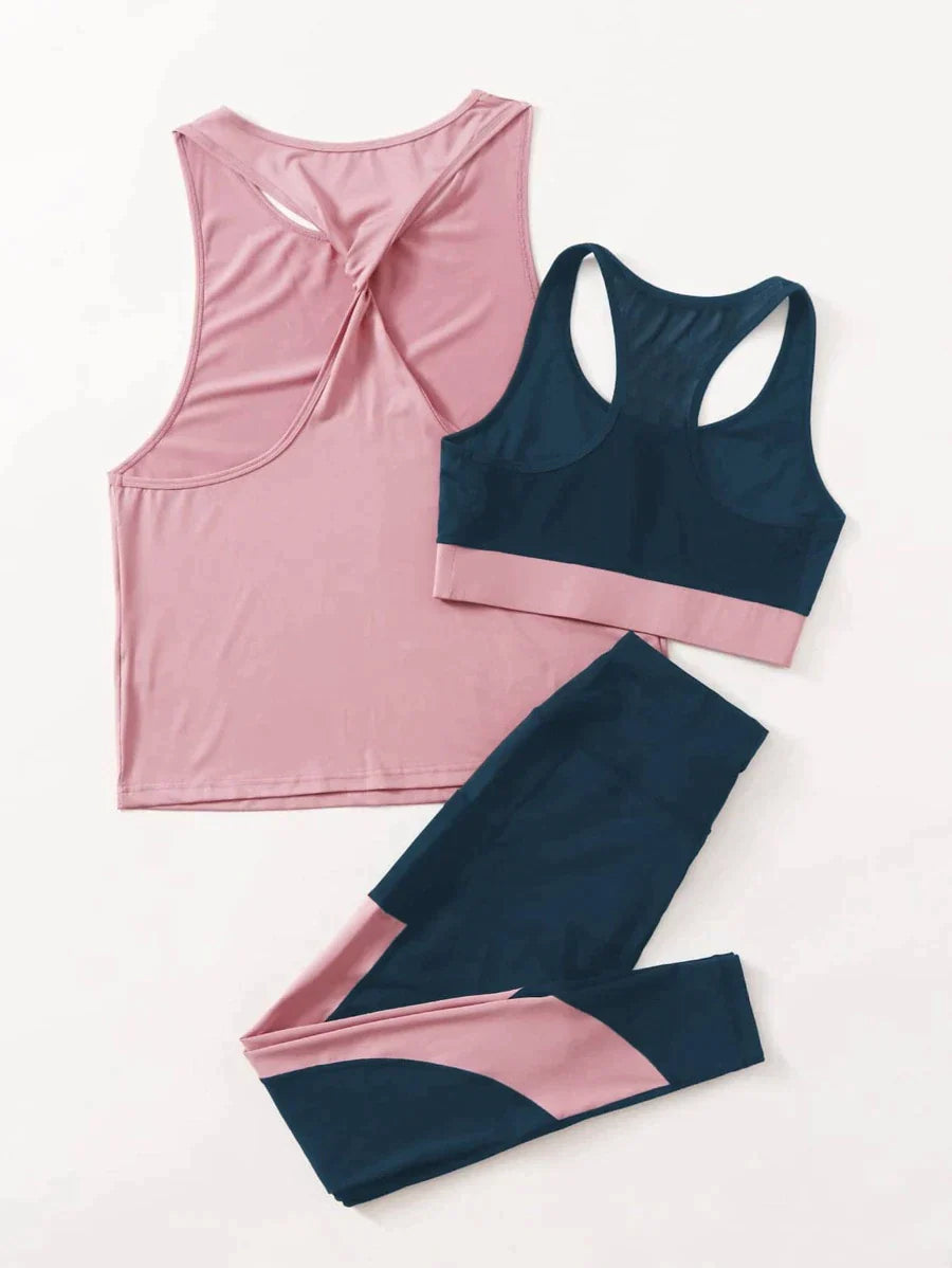 Fitness Coords - Pink x Blue