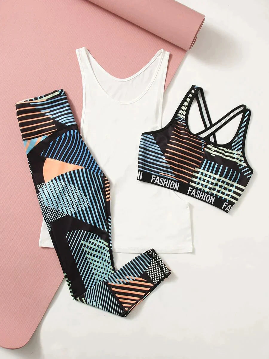 Fitness Coords - Geometric Orange