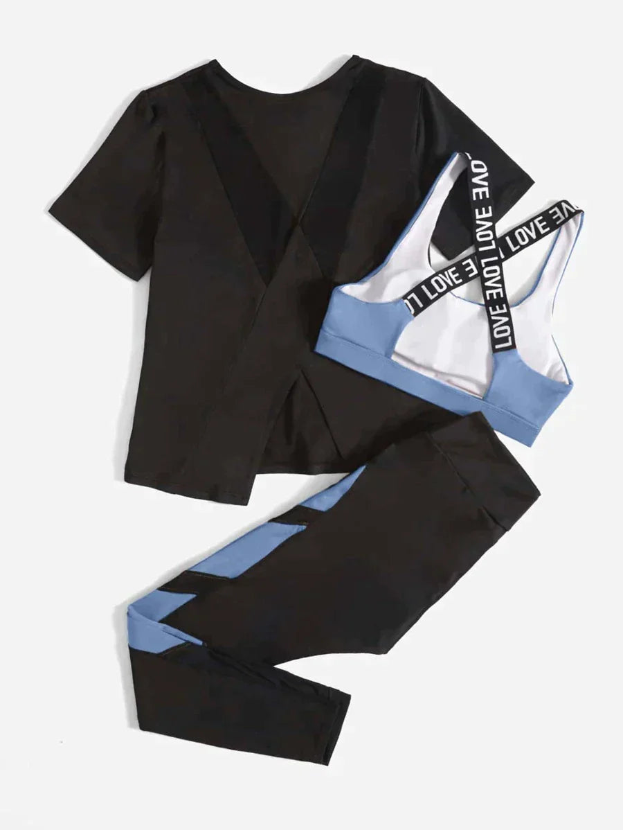 Fitness Coords - Blue x Black