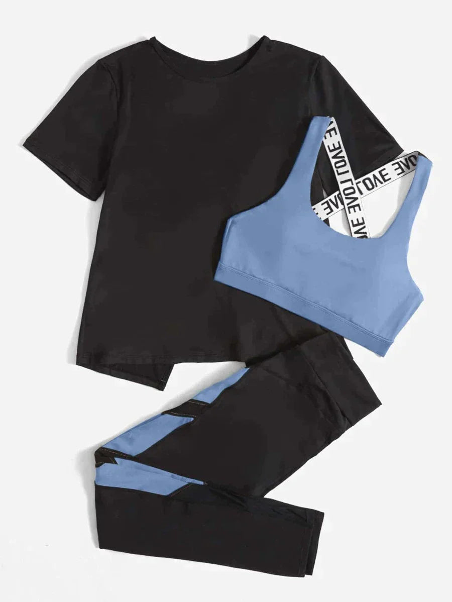 Fitness Coords - Blue x Black