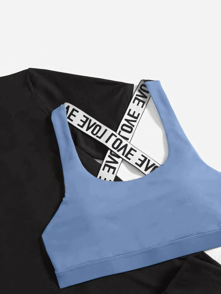 Fitness Coords - Blue x Black