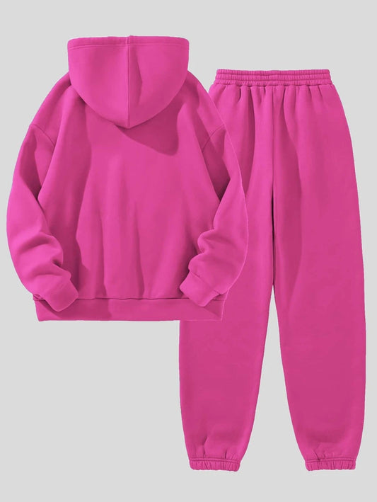 Hoodie & jogger pants for running - Pink