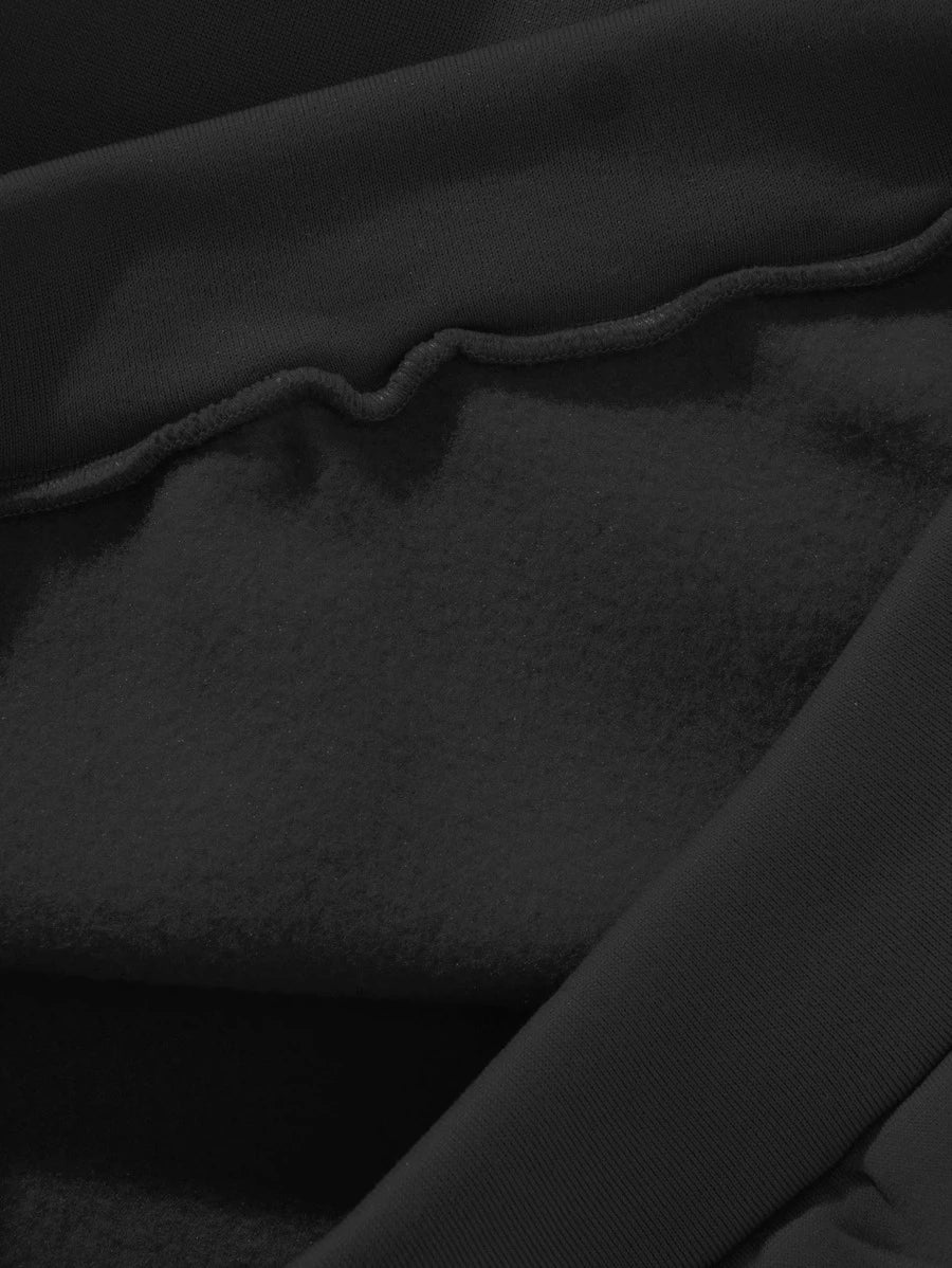 Hoodie & jogger pants for running - Black