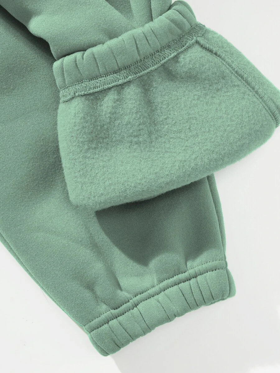 Hoodie & jogger pants for running - Green