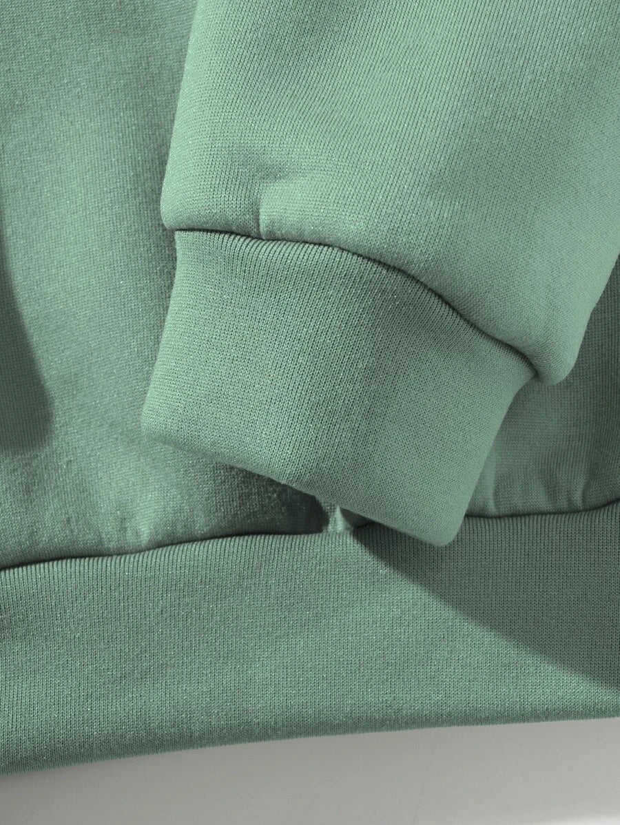 Hoodie & jogger pants for running - Green