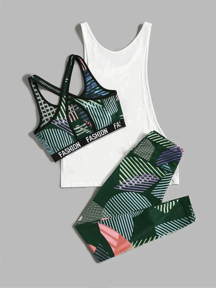 Fitness Coords - Geometric Green