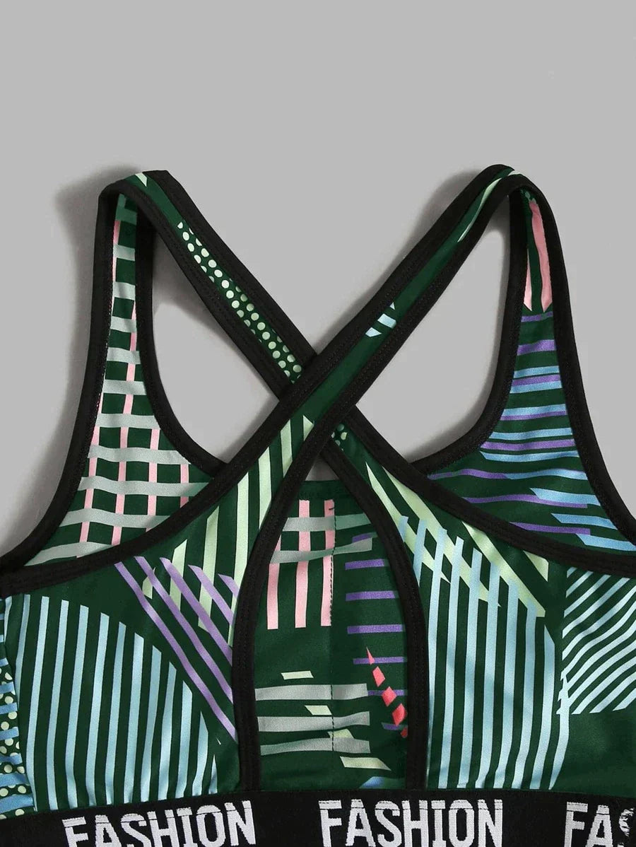 Fitness Coords - Geometric Green