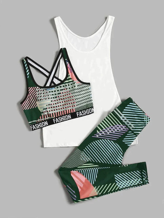 Fitness Coords - Geometric Green