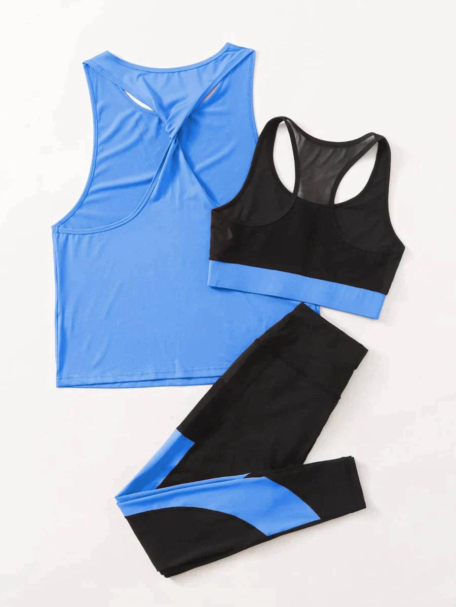 Fitness Coords - Blue x Black