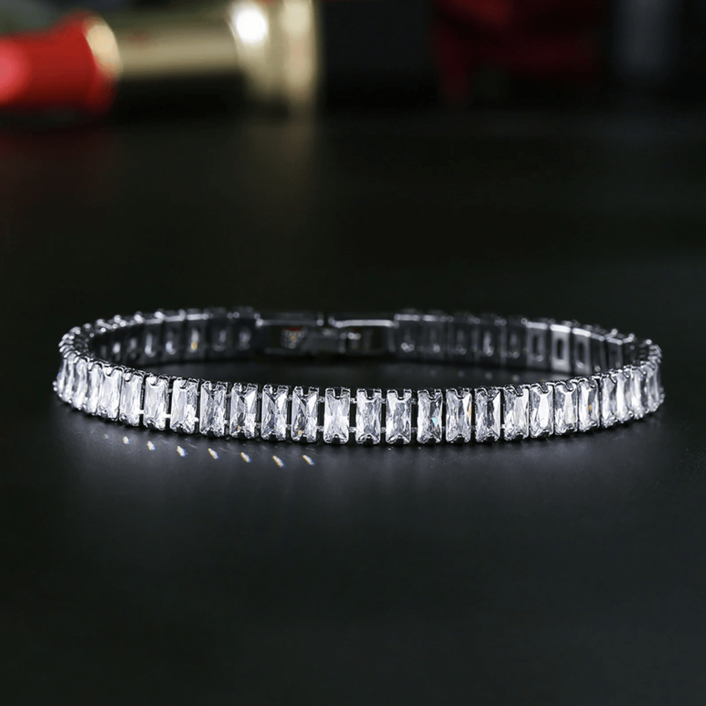 The Sophia Emerald Cut Bracelet