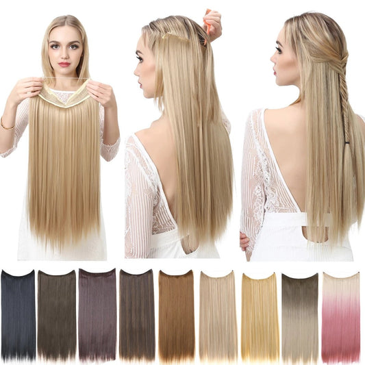 Secret Hair Invisible Halo Straight Hair Extensions